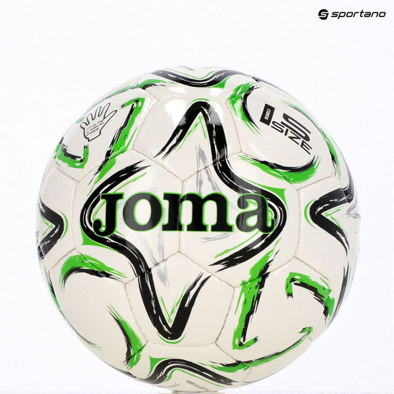 Piłka do piłki nożnej Joma Egeo II black/fluor green rozmiar 5 5