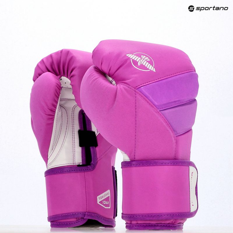 Rękawice bokserskie Hayabusa T3 Neon neon purple 15