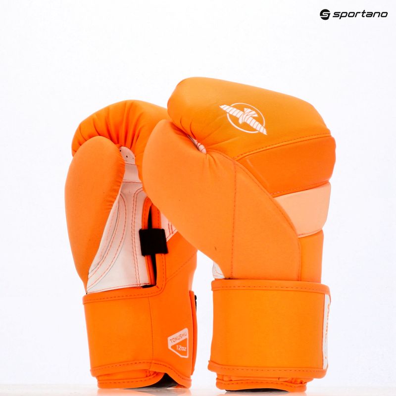 Rękawice bokserskie Hayabusa T3 Neon neon orange 15