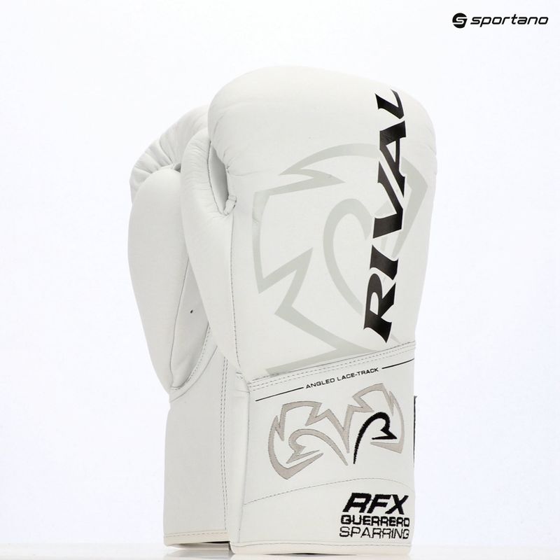 Rękawice bokserskie Rival RFX-Guerrero Sparring-SF-H white 8