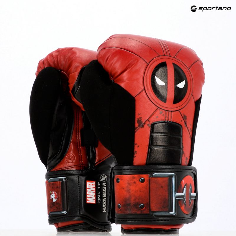 Rękawice bokserskie Hayabusa Deadpool red/black 10