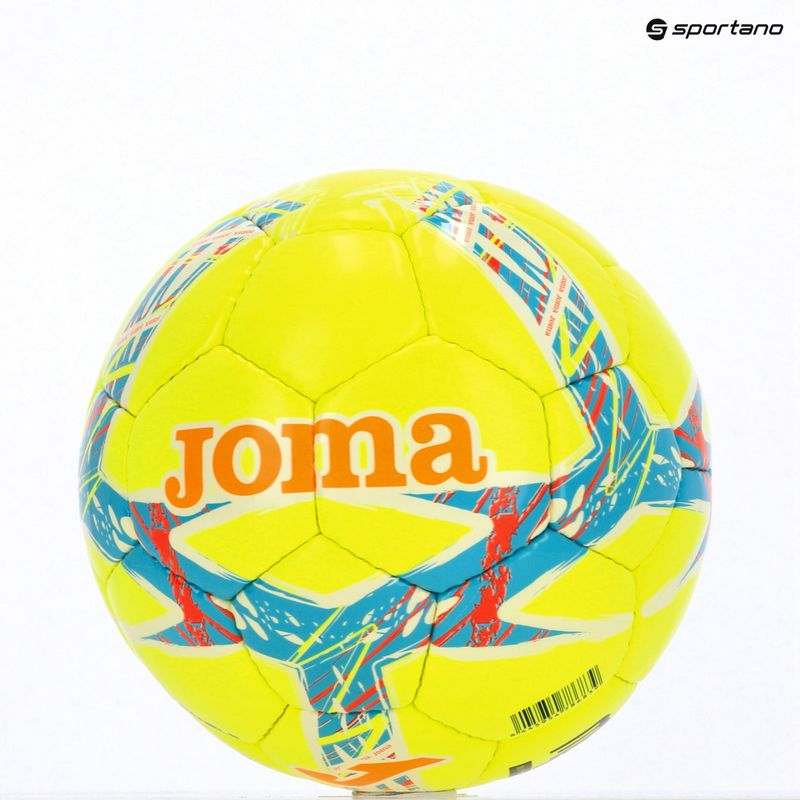 Piłka do piłki nożnej Joma Dali III yellow/fluor turquoise rozmiar 3 5
