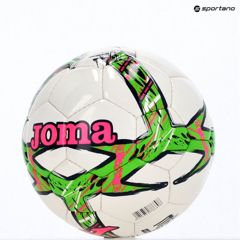 Piłka do piłki nożnej Joma Dali III green fluor/pink/navy rozmiar 3 5