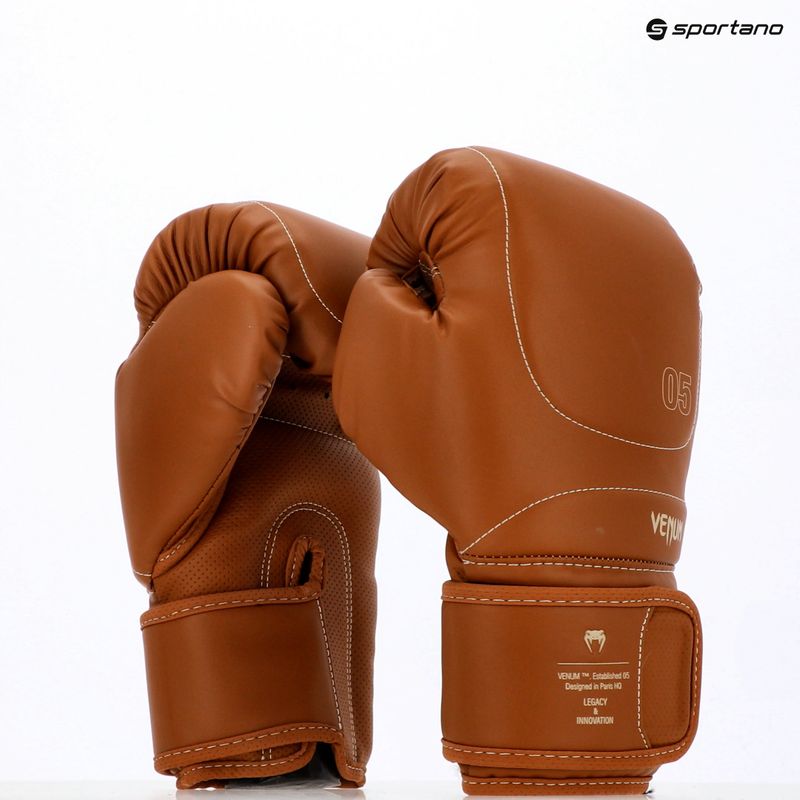 Rękawice bokserskie męskie Venum Impact Evo VENUM-05061-058 chocolate 12