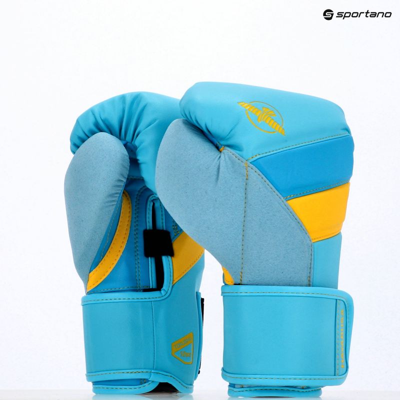 Rękawice bokserskie Hayabusa T3 blue/yellow 15