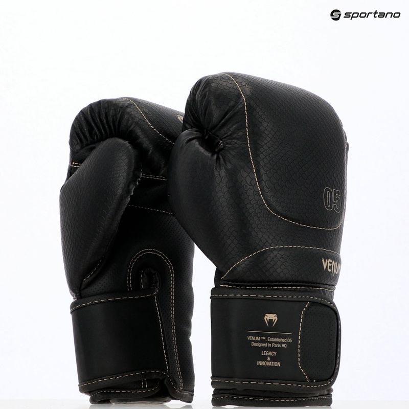 Rękawice bokserskie Venum Impact Evo Scales Boxing black 15