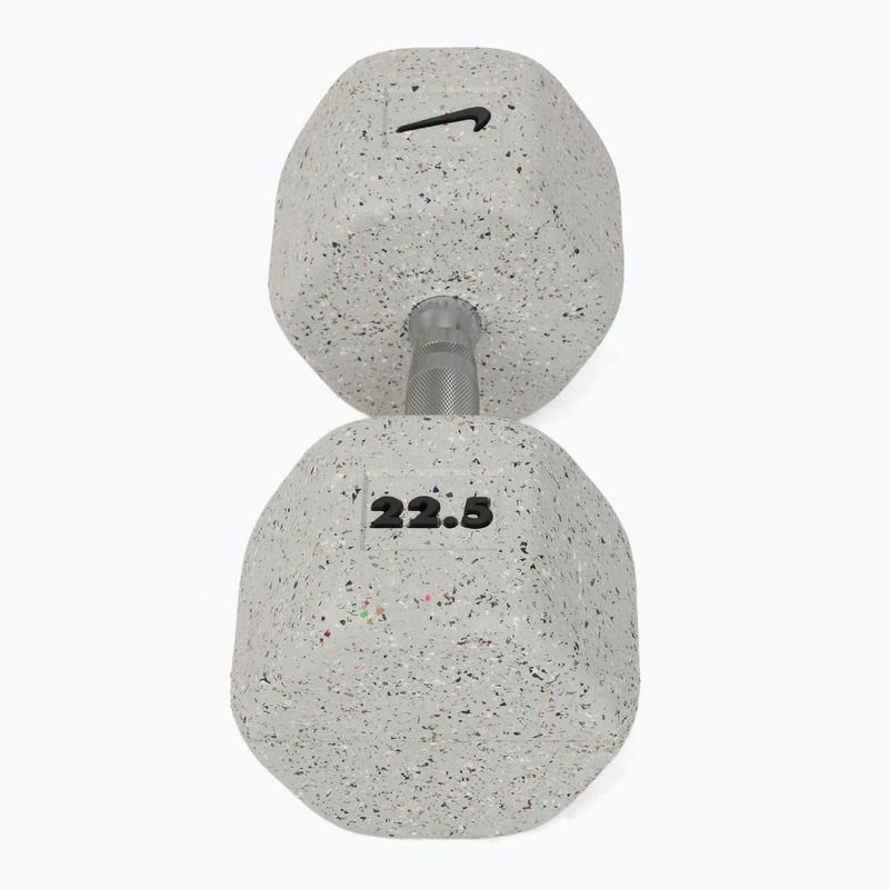 Hantel ogumowany Nike Strength Grind Hex Dumbbell 22,5 kg wolf grey 2