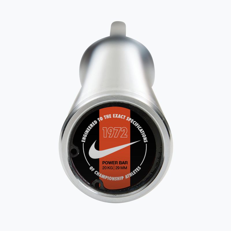 Gryf prosty Nike Strength 1972 Power Bar black chrome/orange 5