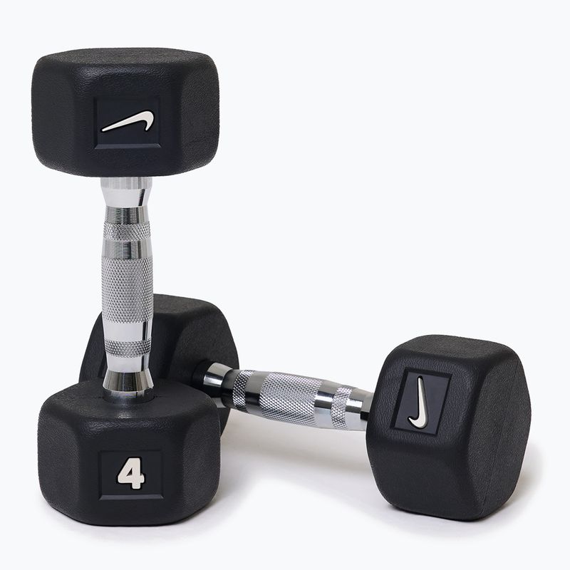 Hantle Nike Strength Hex Dumbbell 2 x 4 kg black/white