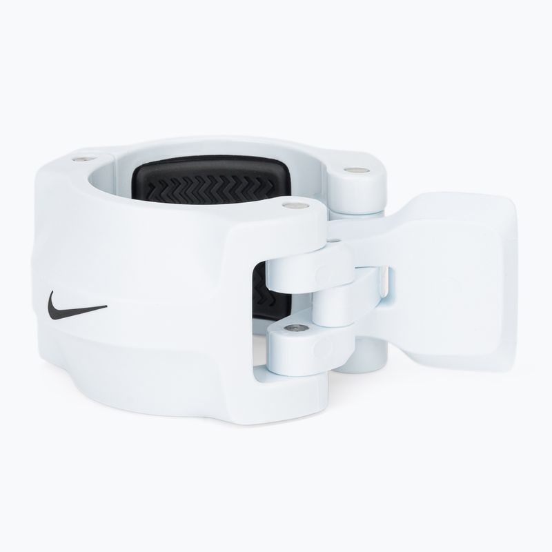 Zaciski do sztangi Nike Strength Barbell Collars 2 szt. white/black 2