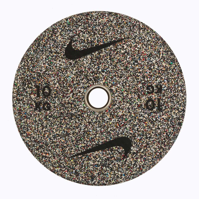 Obciążenie bumperowe Nike Strength Grind Bumper Plates 10 kg granite blur 2