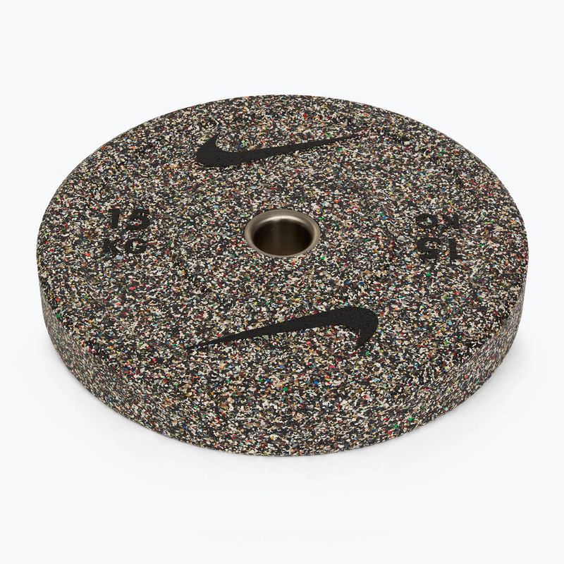 Obciążenie bumperowe Nike Strength Grind Bumper Plates 15 kg granite blur