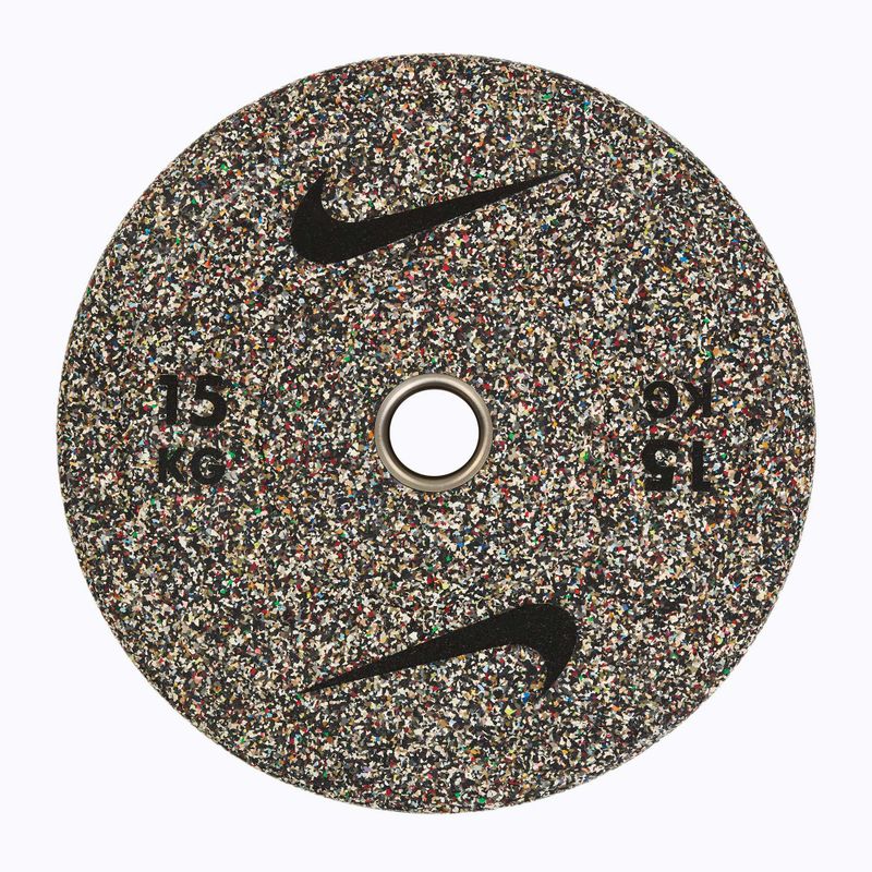 Obciążenie bumperowe Nike Strength Grind Bumper Plates 15 kg granite blur 2
