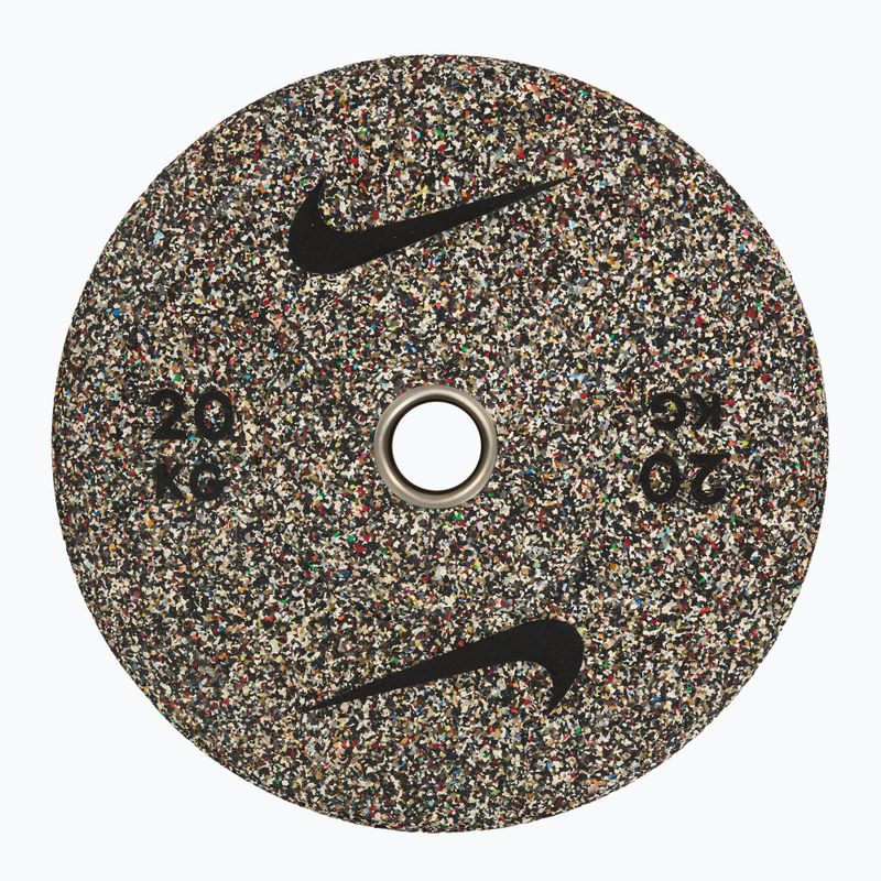 Obciążenie bumperowe Nike Strength Grind Bumper Plates 20 kg granite blur 2