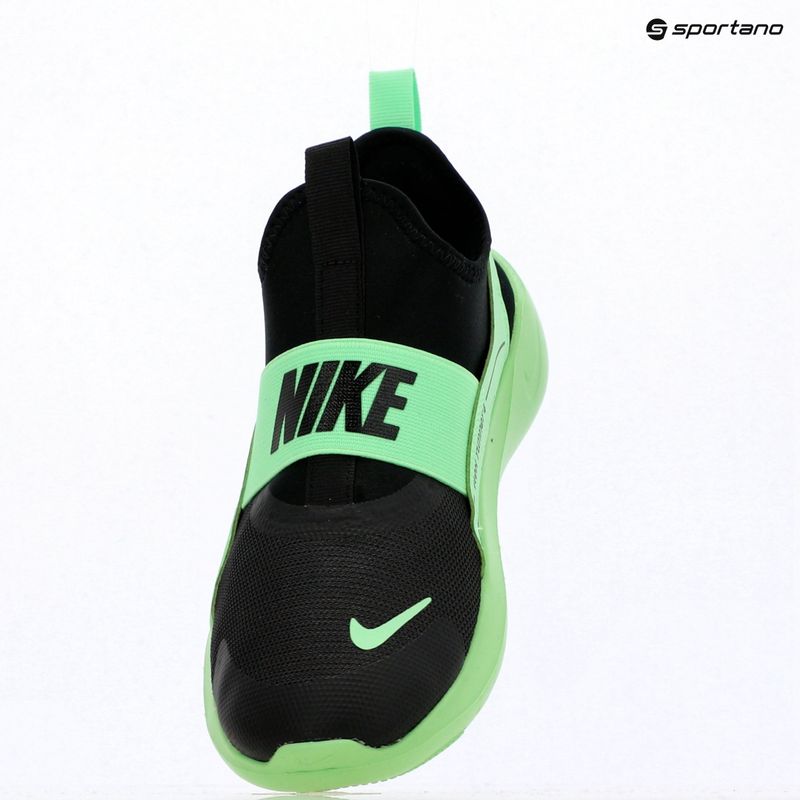 Buty dziecięce Nike Flex Runner 4 black/illusion green/black 15