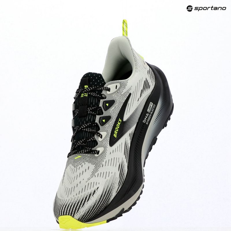 Buty do biegania męskie Brooks Ghost Trail grey/black/nightlife 14