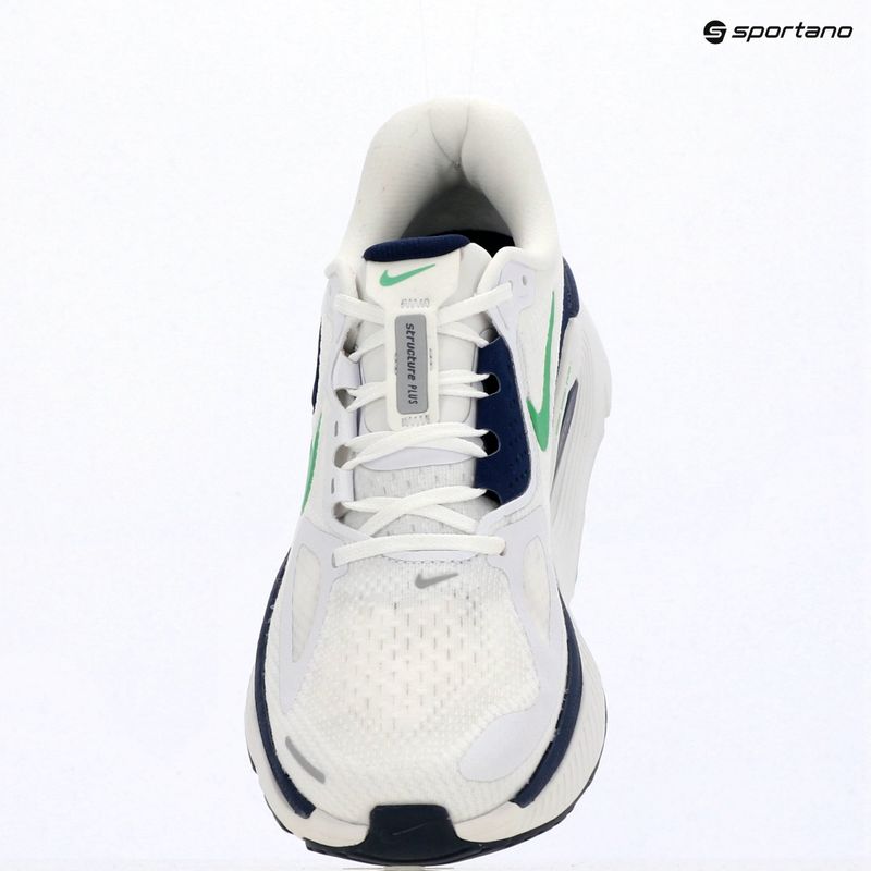 Buty do biegania męskie Nike Structure Plus white/midnight navy/green spark 17