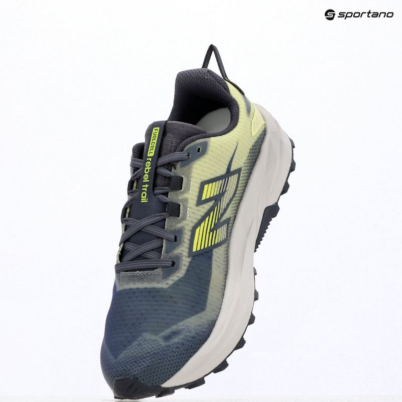 Buty do biegania męskie New Balance Rebel Trail V1 arctic grey/alkaline green 15