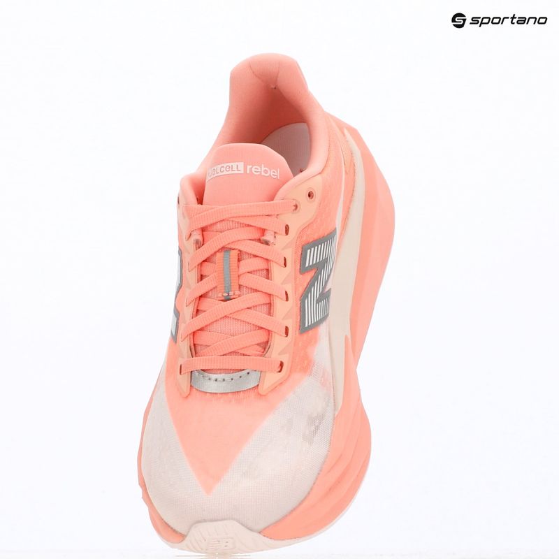 Buty do biegania damskie New Balance FuelCell Rebel V5 pink lemonade/pink salt 15