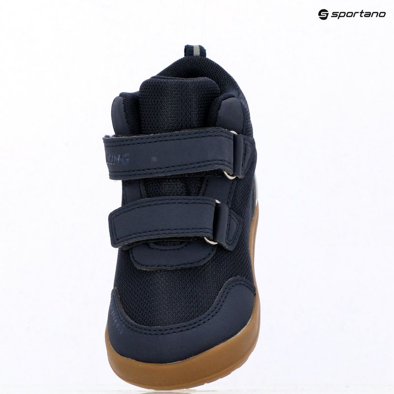 Buty barefoot dziecięce Viking Footwear Alv Barefoot Mid 2V Waterproof navy 21