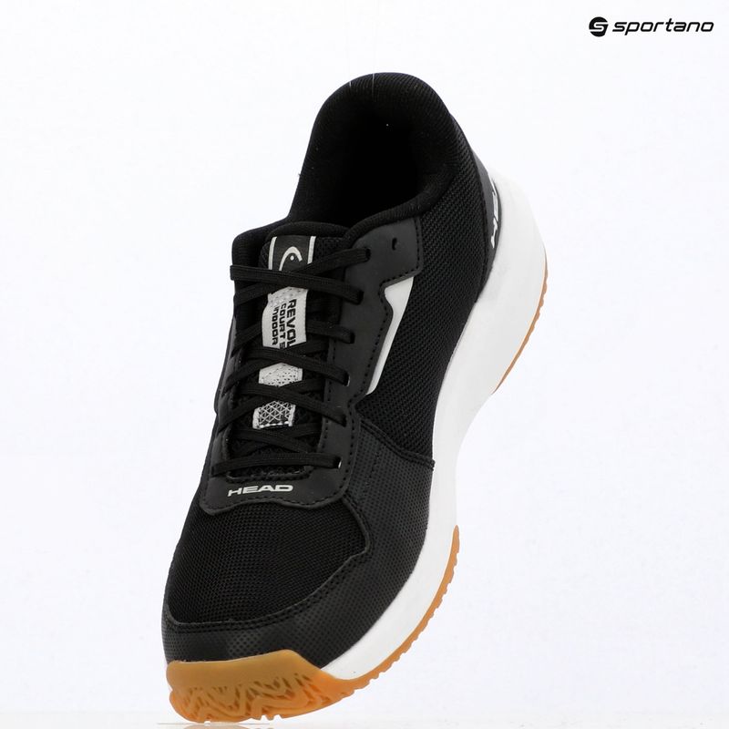 Buty do tenisa męskie HEAD Revolt Court 5.0 Indoor black/white 9