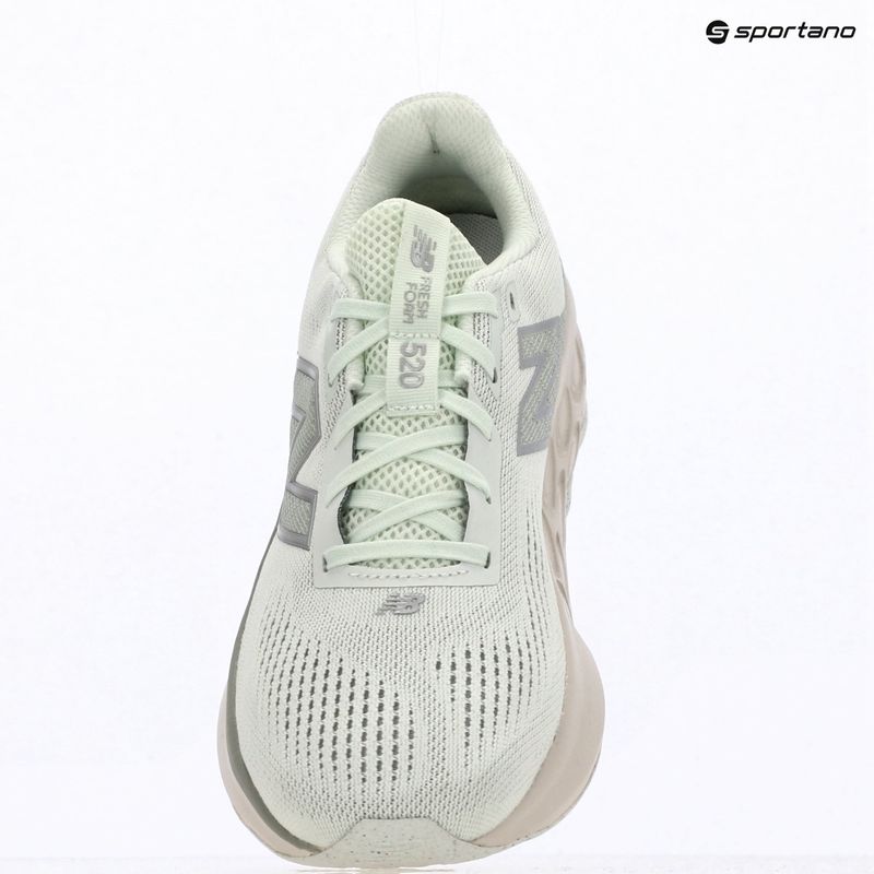 Buty do biegania damskie New Balance Fresh Foam 520's V9 mint water/lone star grey/silver metallic 15