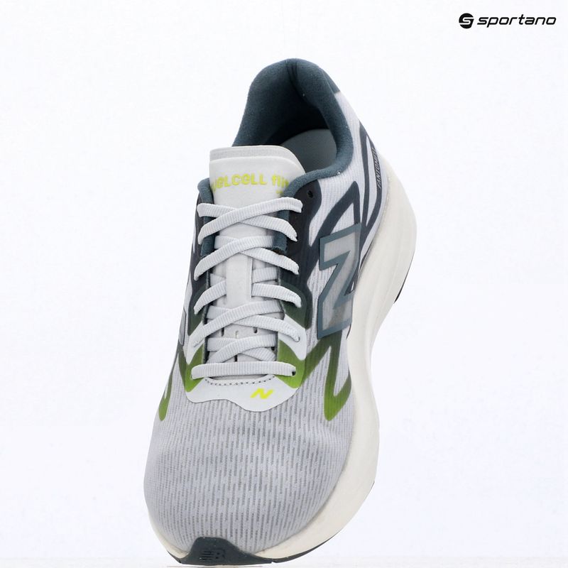 Buty do biegania męskie New Balance FuelCell Flite-R V1 fresh air/shadow blue/alkaline green 17