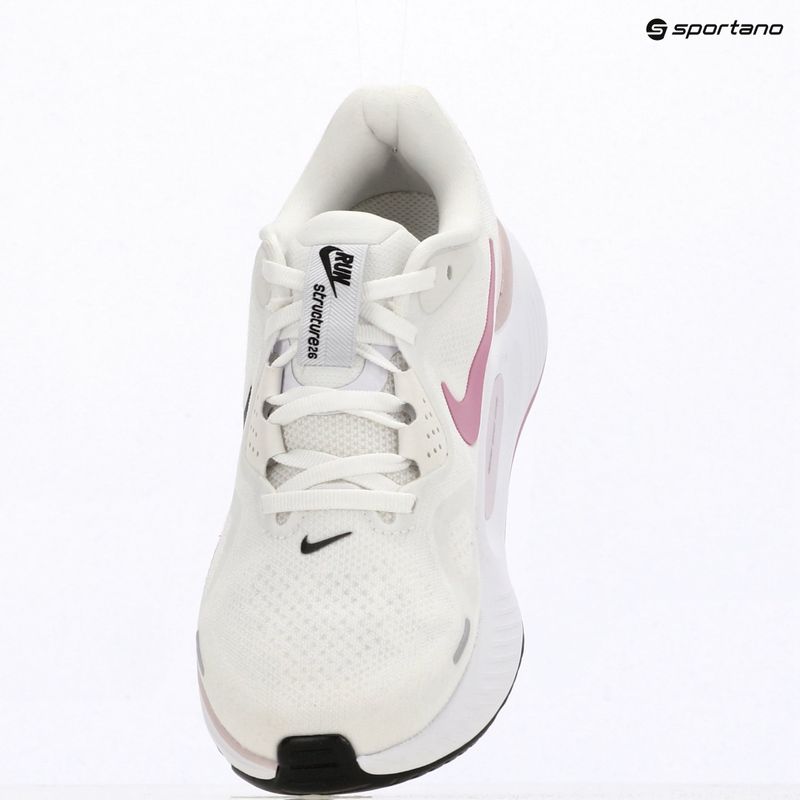 Buty do biegania damskie Nike Structure 26 white/bleached lilac/light magenta/black 13