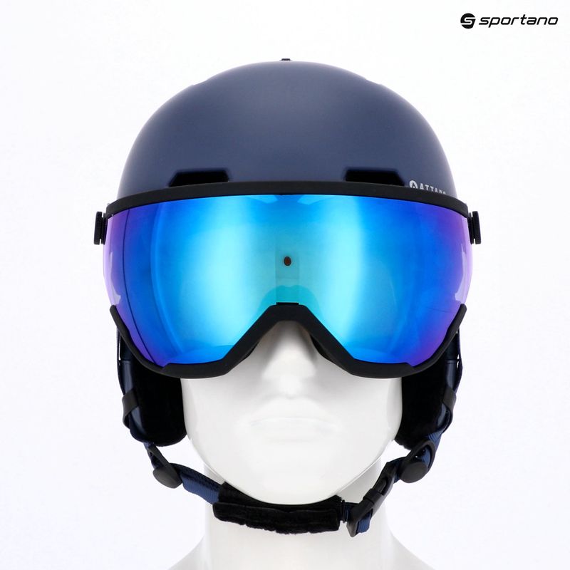 Kask narciarski dziecięcy ATTABO Avens 2.0 Jr Visor niebieski 17