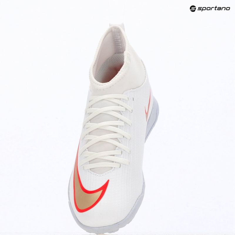 Buty piłkarskie dziecięce Nike Jr. Mercurial Superfly 11 Club TF white/bright crimson/blur 16