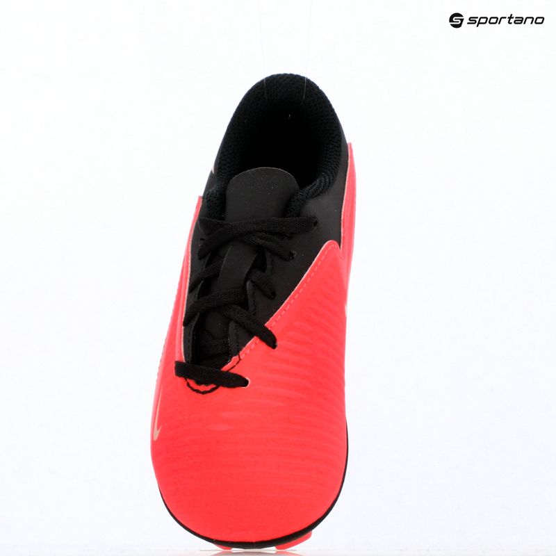 Buty piłkarskie dziecięce Nike Jr. Phantom 6 Low Club bright crimson/bright crimson/black 15