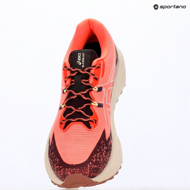 Buty do biegania męskie Asics Blazeblast sun coral/dark aubergine 17