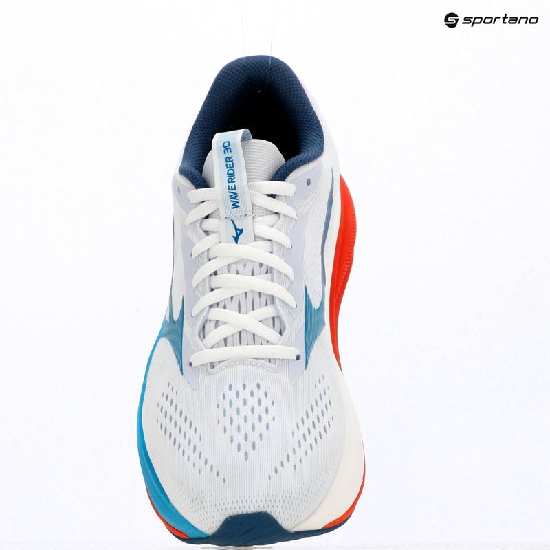 Buty do biegania męskie Mizuno Wave Rider 30 white/blue jewel/orange 15