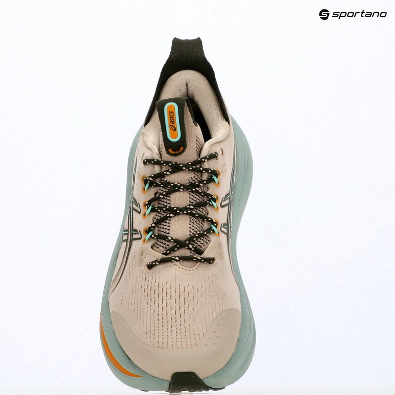 Buty do biegania męskie ASICS Gel-Nimbus 28 TR simply taupe/ocean haze 17