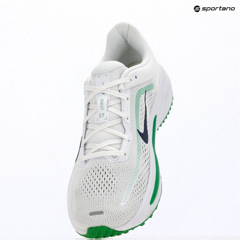 Buty do biegania męskie Nike Quest 7 white/green spark/midnight navy 17
