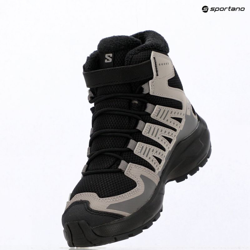 Buty turystyczne dziecięce Salomon XA Pro Winter Waterproof black/castlerock 15