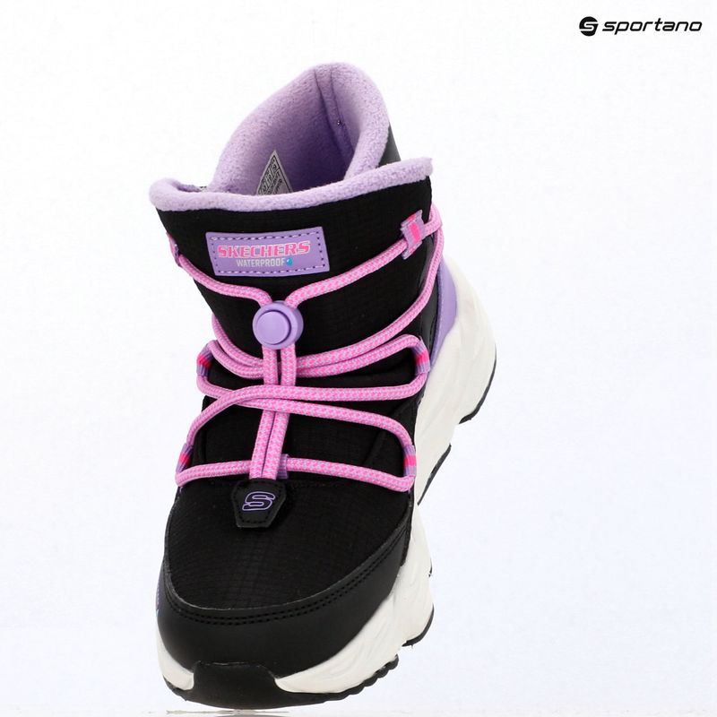 Śniegowce dziecięce SKECHERS Turbo Tread Black 16