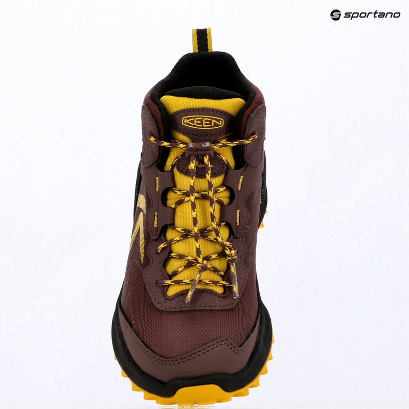 Buty trekkingowe dziecięce KEEN Zionic Mid Wp huckleberry/mango mint 15