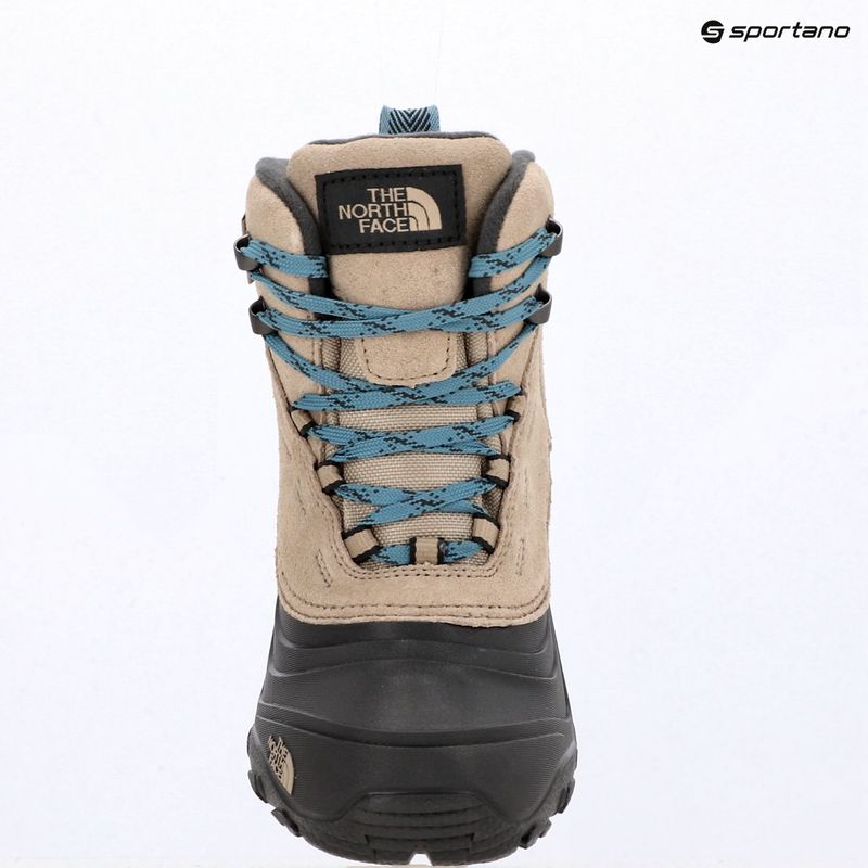 Śniegowce dziecięce The North Face Chilkat V Lace Wp timeless taupe/pale teal 15