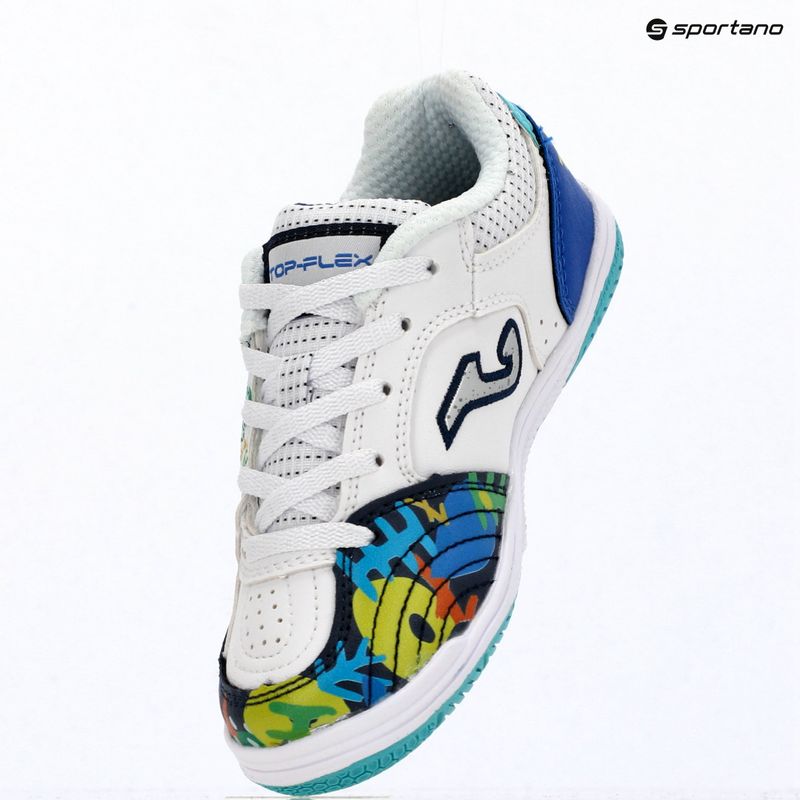 Buty piłkarskie dziecięce Joma Top Flex Jr IN white 14