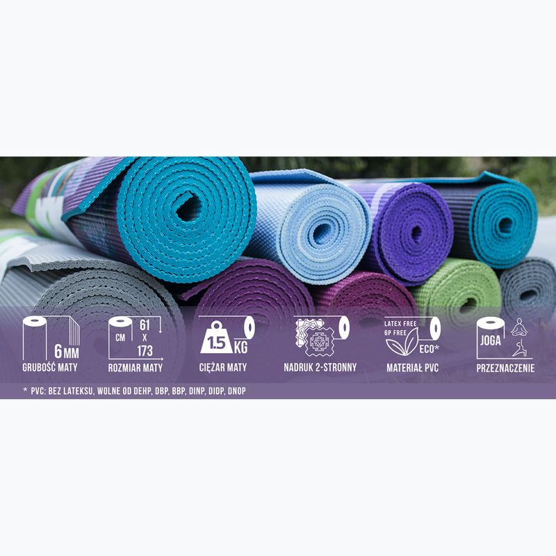 Mata do jogi Gaiam Be Free 6 mm be free 8