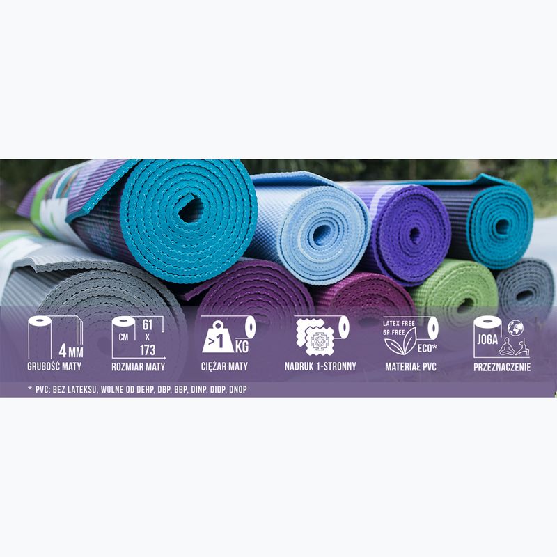 Mata do jogi Gaiam Pink Marrakesh 4 mm pink marrakesh 5