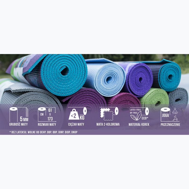 Mata do jogi Gaiam Deep Green Vision 5 mm deep green 6