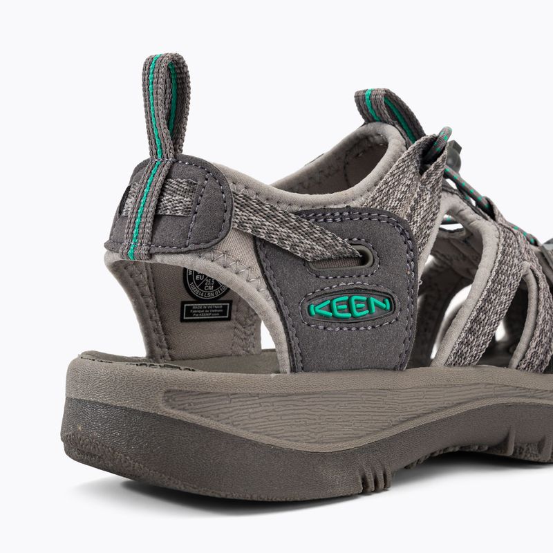 Sandały damskie KEEN Whisper medium grey/ peacock green 9
