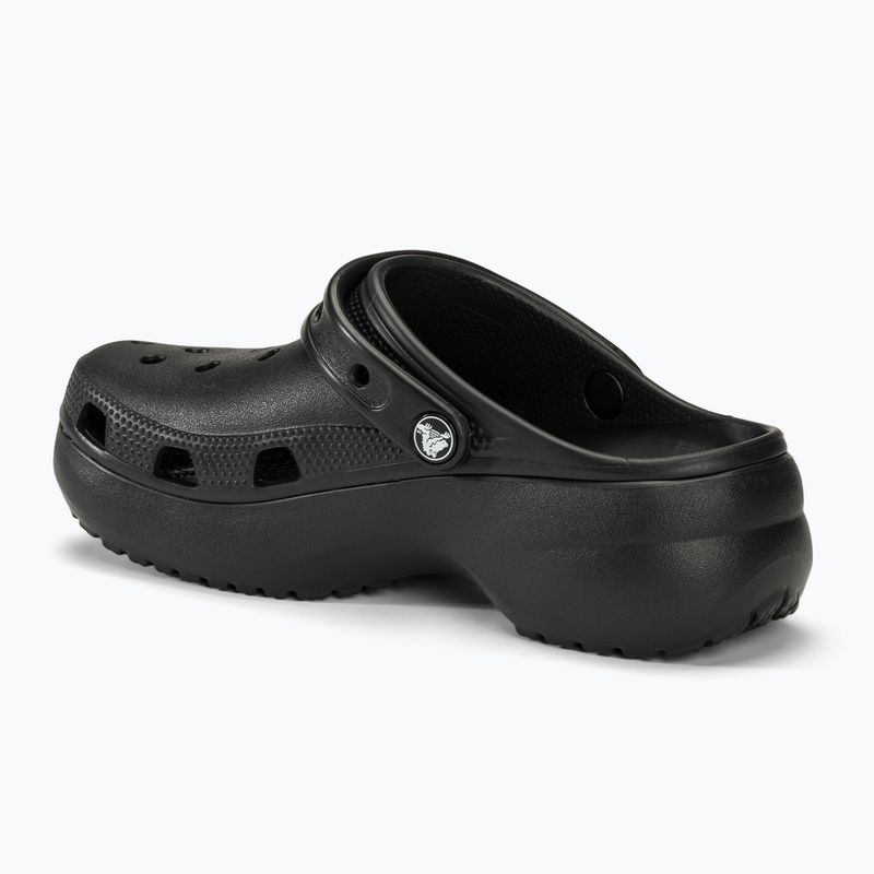 Klapki damskie Crocs Classic Platform Clog black 4