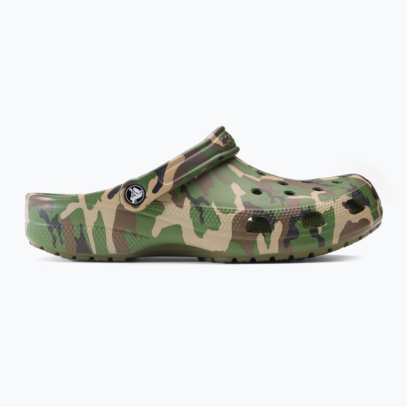 Klapki Crocs Classic Printed Camo Clog army green/multi 3