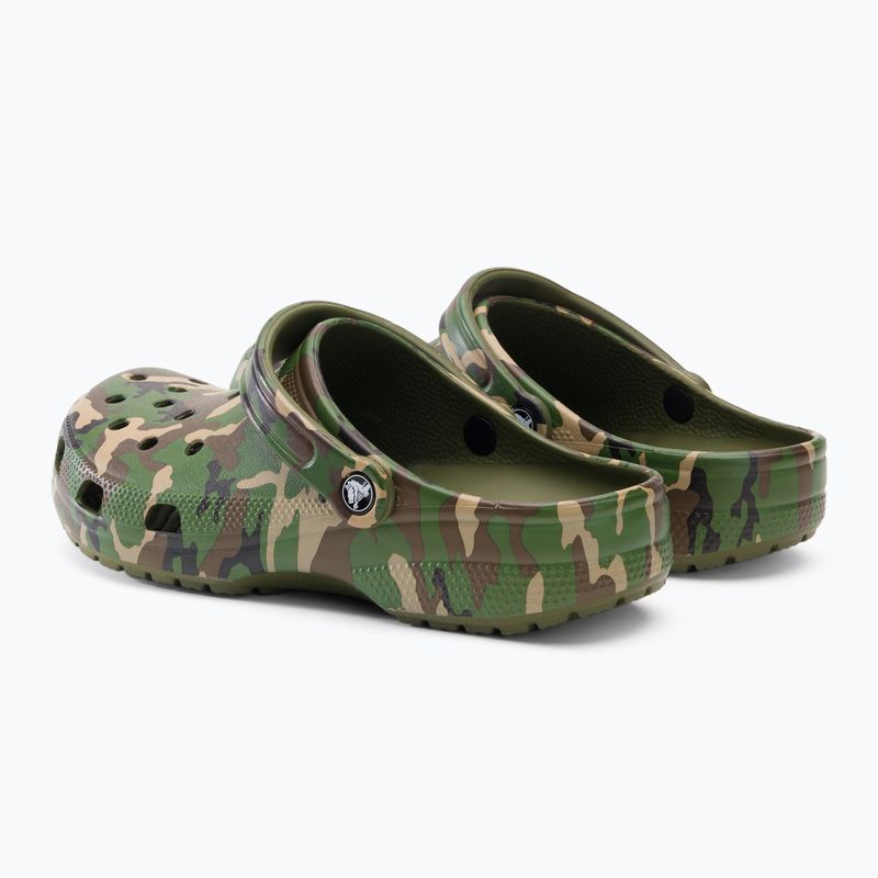 Klapki Crocs Classic Printed Camo Clog army green/multi 4