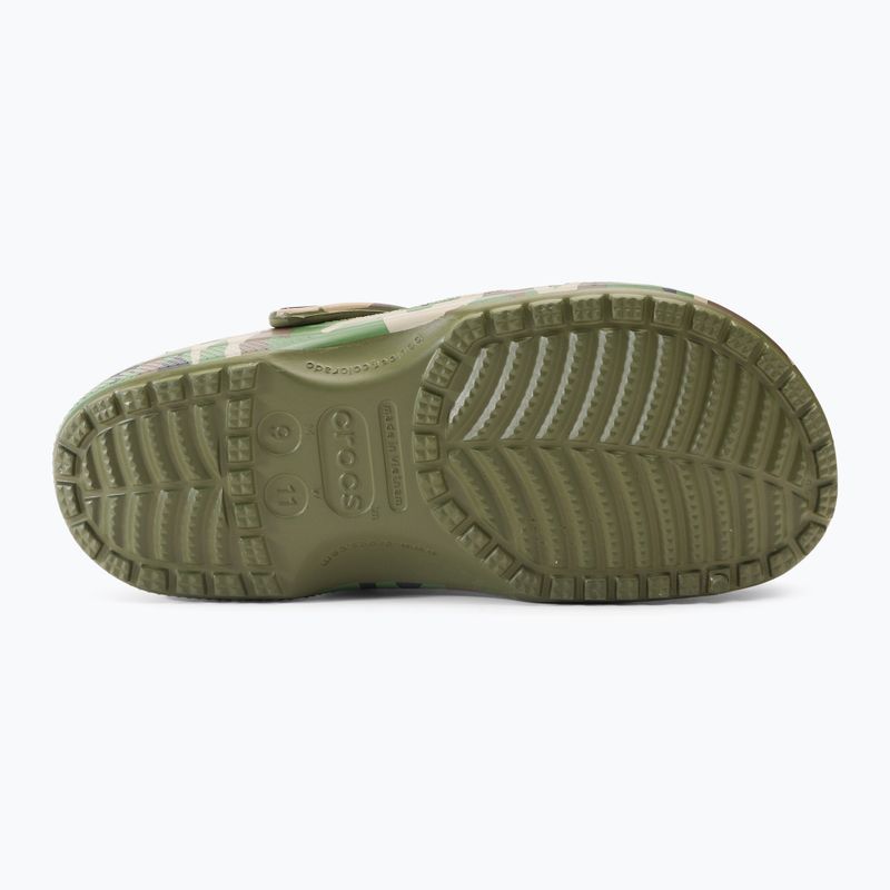 Klapki Crocs Classic Printed Camo Clog army green/multi 6