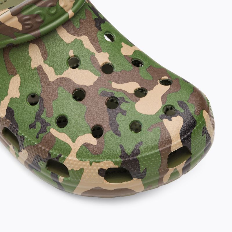 Klapki Crocs Classic Printed Camo Clog army green/multi 8
