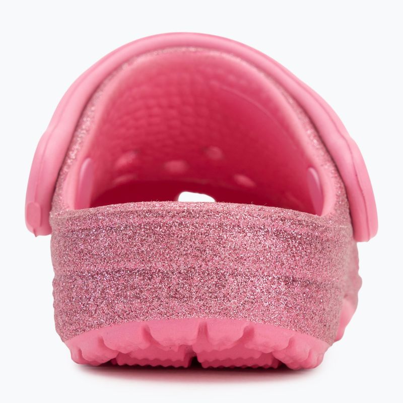 Klapki dziecięce Crocs Classic Glitter Clog Toddler pink lrmonade 7
